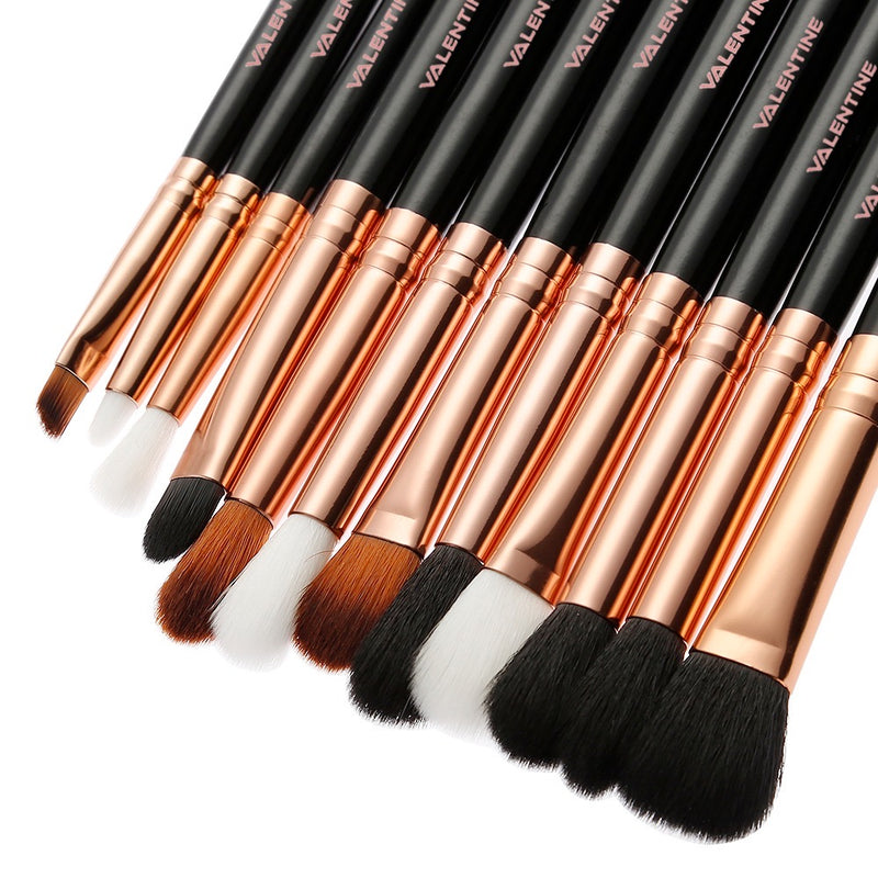 Valentine Makeup Cupid Eye Brushes - 12 Piece Eyeshadow Brush Set