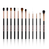 Valentine Makeup Cupid Eye Brushes - 12 Piece Eyeshadow Brush Set